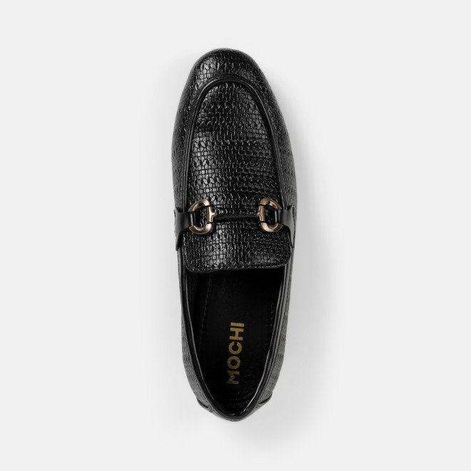 Mochi Men Black Formal Moccasin (SKU: 19-896-11-40)
