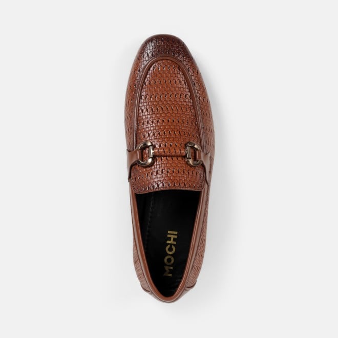 Mochi Men Tan Formal Moccasin (SKU: 19-896-23-40)