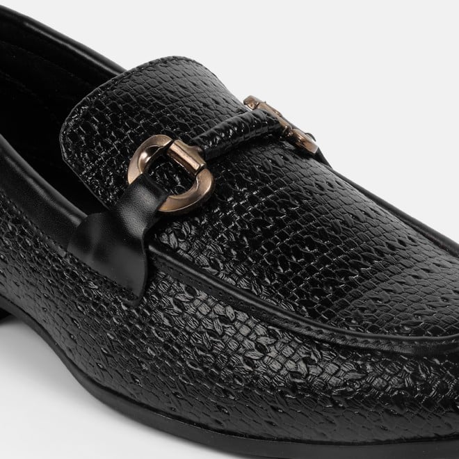 Mochi Men Black Formal Moccasin (SKU: 19-896-11-40)