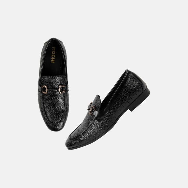 Mochi Men Black Formal Moccasin (SKU: 19-896-11-40)