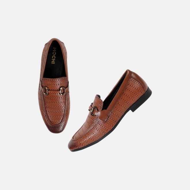 Mochi Men Tan Formal Moccasin (SKU: 19-896-23-40)