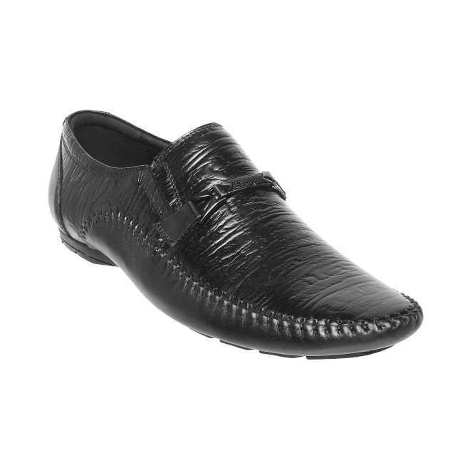 Mochi Men Black Formal Moccasin (SKU: 19-9-11-40)