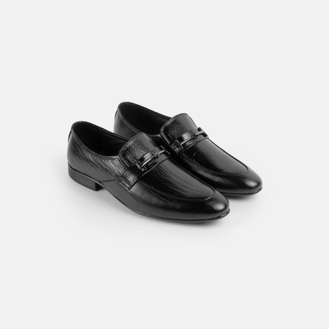 Mochi Men Black Formal Moccasin (SKU: 19-953-11-39)