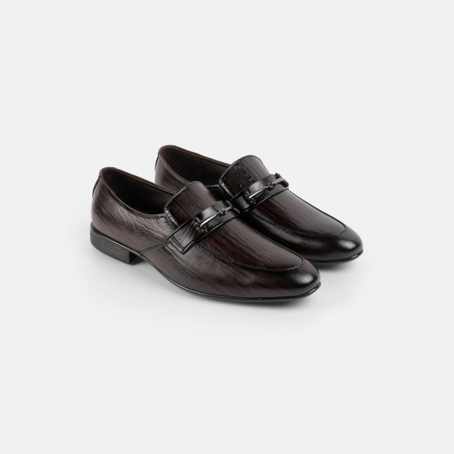 Mochi Men Brown Formal Moccasin (SKU: 19-953-12-39)