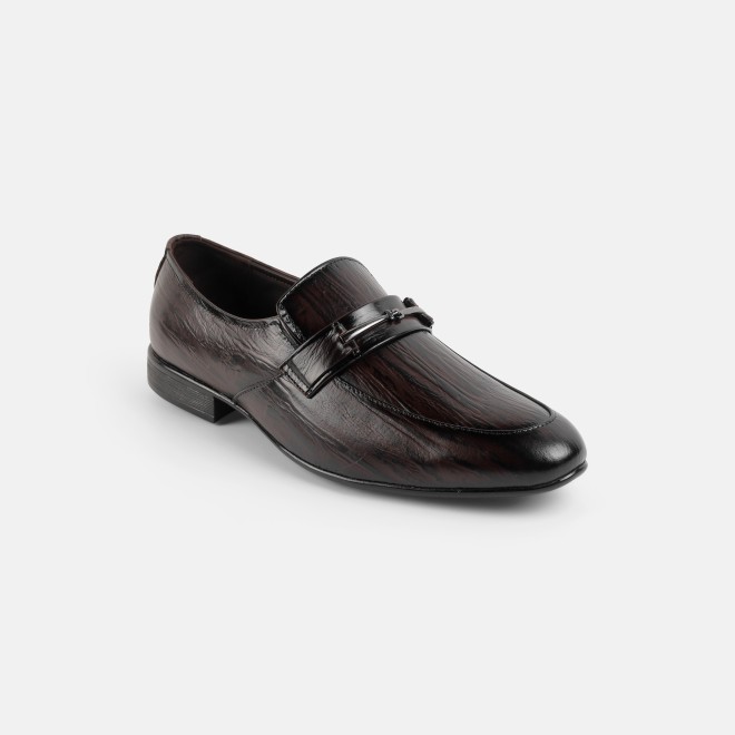 Mochi Men Brown Formal Moccasin (SKU: 19-953-12-39)