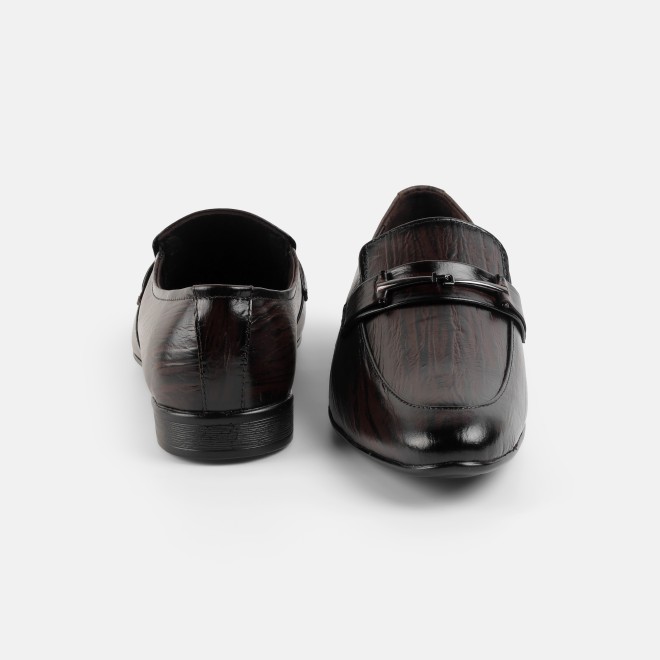 Mochi Men Brown Formal Moccasin (SKU: 19-953-12-39)