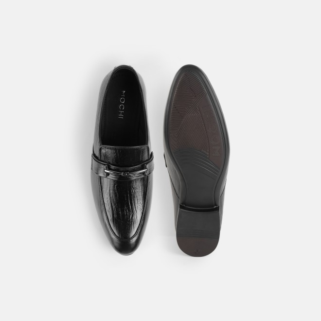 Mochi Men Black Formal Moccasin (SKU: 19-953-11-39)