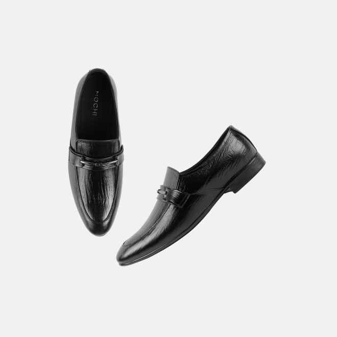 Mochi Men Black Formal Moccasin (SKU: 19-953-11-39)
