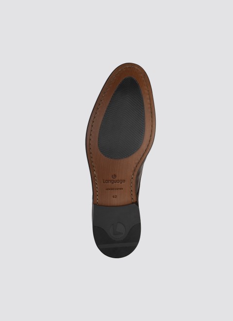 Language Men Brown Formal Lace Up (SKU: 194-1331-12-40)