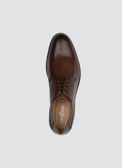 Language Men Brown Formal Lace Up (SKU: 194-1331-12-40)