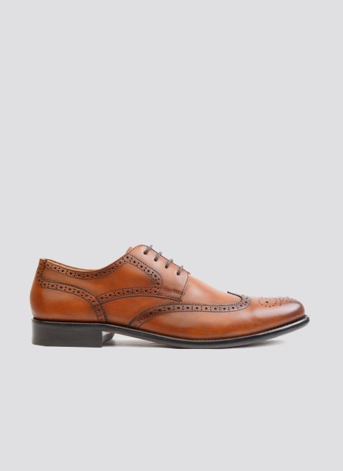 Language Men Tan Formal Brogue (SKU: 194-1333-23-40)