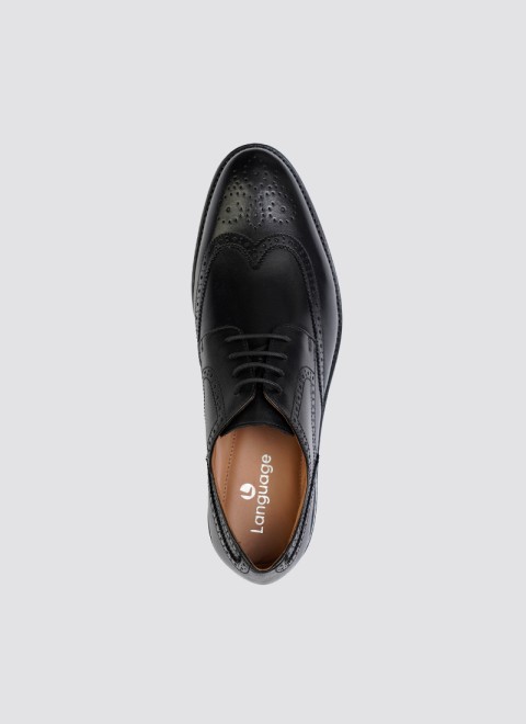 Language Men Black Formal Brogue (SKU: 194-1333-11-40)