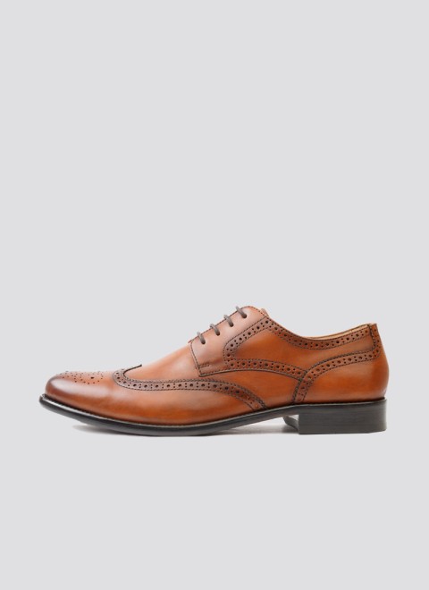Language Men Tan Formal Brogue (SKU: 194-1333-23-40)