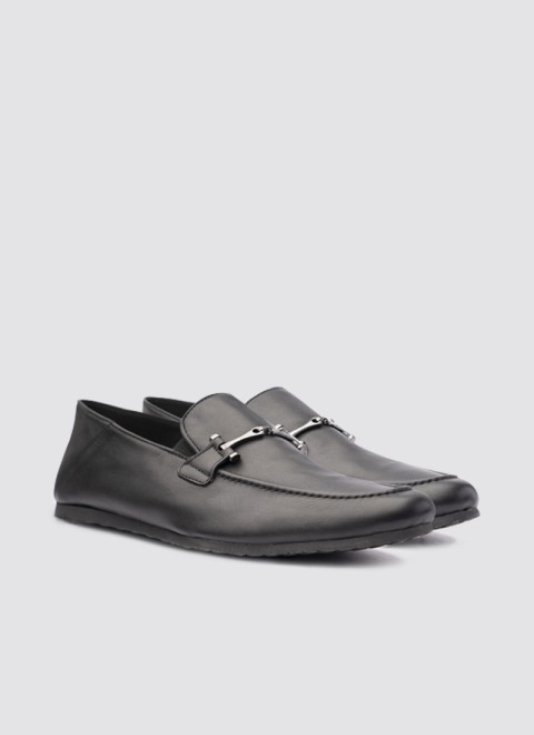 Language Men Black Casual Loafers