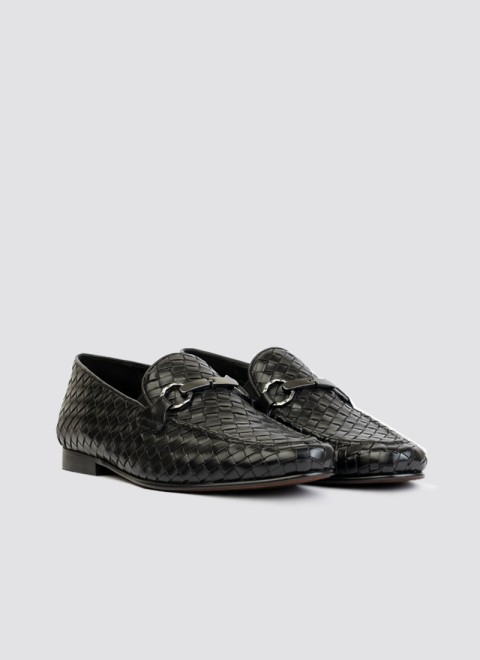 Language Men Black Casual Loafers
