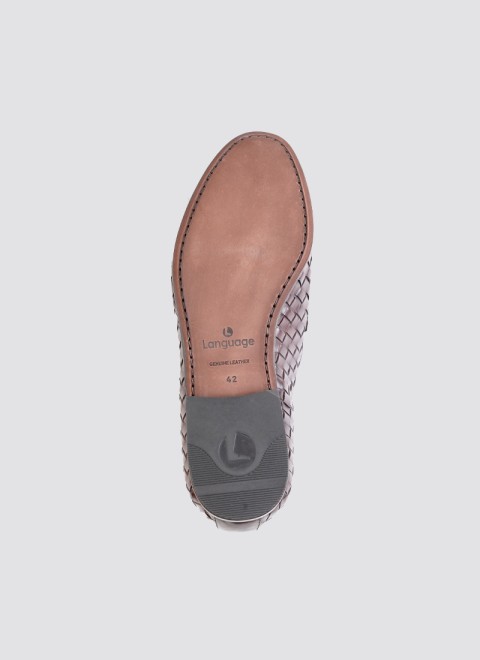Language Men Brown Casual Loafers (SKU: 194-1341-12-40)