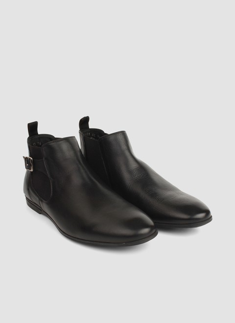 Language Men Black Formal Boots