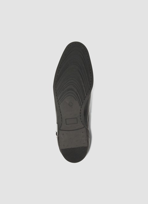 Language Men Black Formal Boots (SKU: 194-1400-11-40)