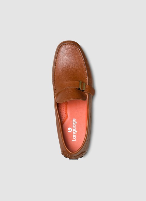 Language Men Tan Casual Loafers (SKU: 194-1450-23-44)