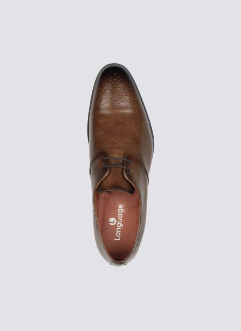 Language Men Tan Formal Lace Up (SKU: 194-1813-23-41)