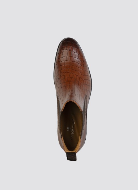 Language Men Tan Formal Boots (SKU: 194-1814-23-40)