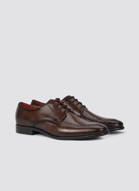 Language Men Brown Formal Lace Up