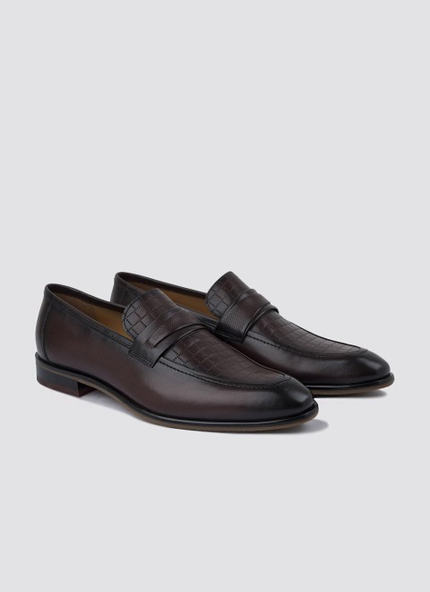 Language Men Bordo Formal Moccasin
