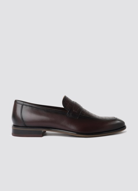 Language Men Bordo Formal Moccasin (SKU: 194-2080-57-42) Language Men Bordo Formal Moccasin (SKU: 194-2080-57-42)