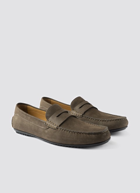Language Men Green Casual Loafers