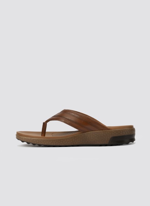 Language Men Tan Casual Slippers (SKU: 194-3040-23-41)