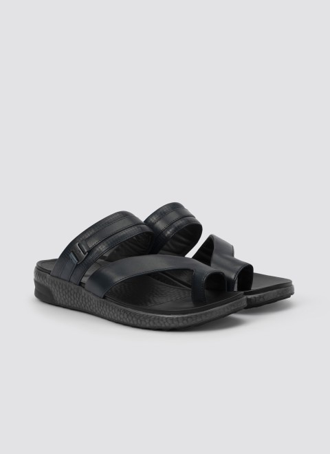 Language Men Blue-navy Casual Slippers
