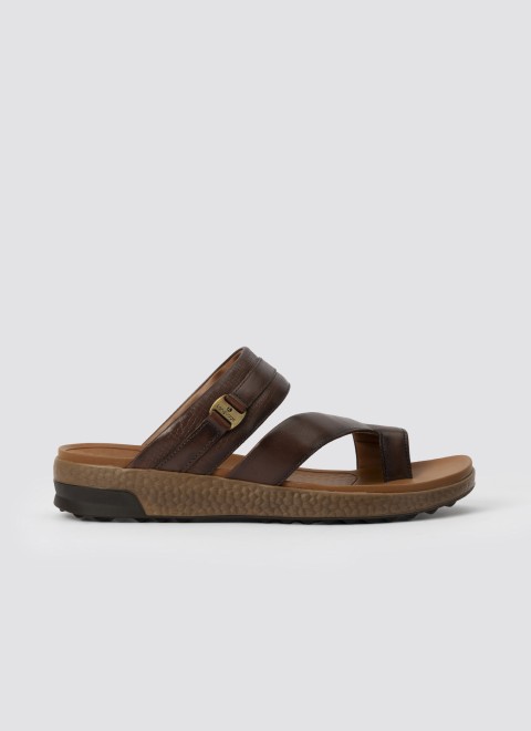 Language Men Brown Casual Slippers (SKU: 194-3041-12-42)