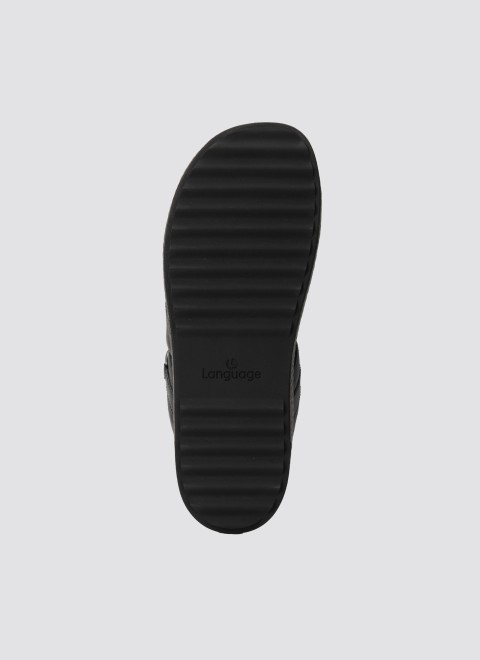 Language Men Blue-navy Casual Slippers (SKU: 194-3041-17-43)