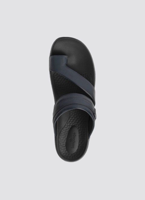 Language Men Blue-navy Casual Slippers (SKU: 194-3041-17-43)