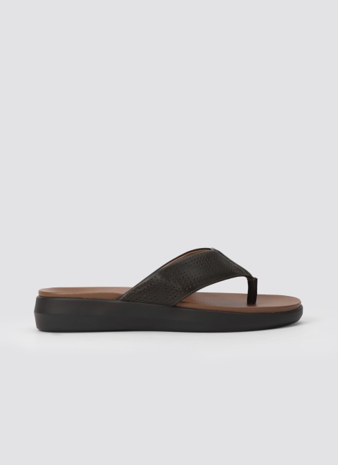 Language Men Brown Casual Slippers (SKU: 194-3050-12-41)