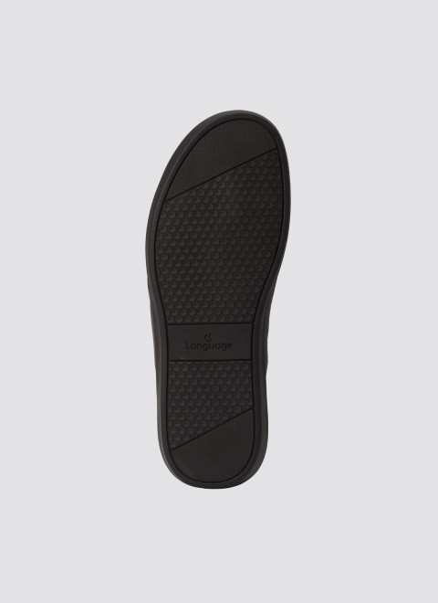 Language Men Brown Casual Slippers (SKU: 194-3050-12-41)