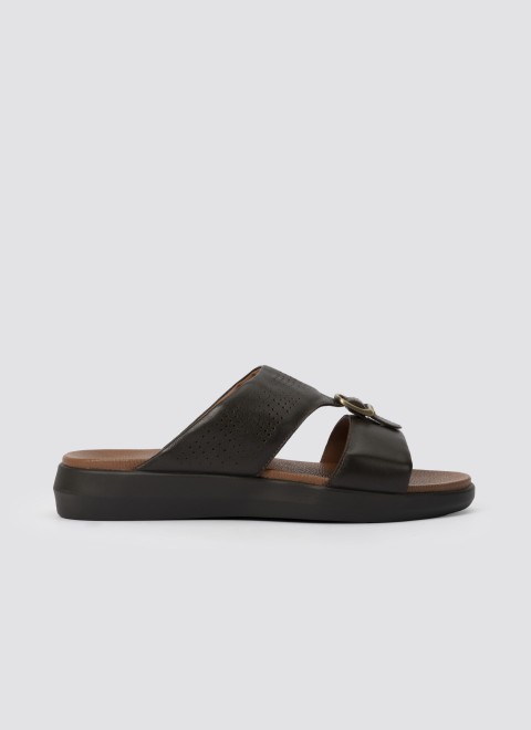 Language Men Brown Casual Slippers (SKU: 194-3051-12-42)