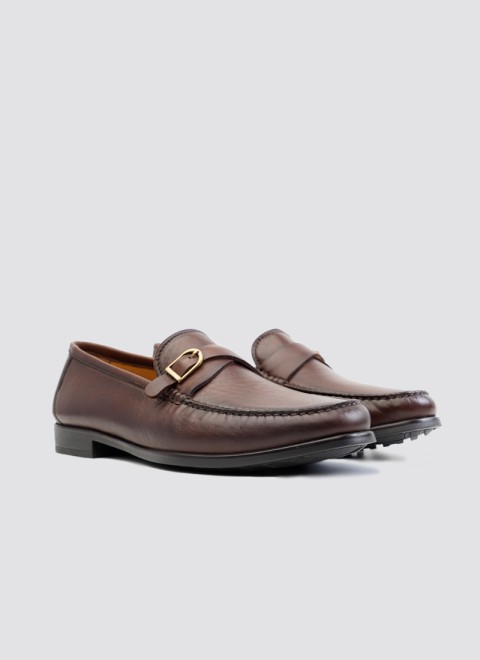 Language Men Brown Casual Loafers