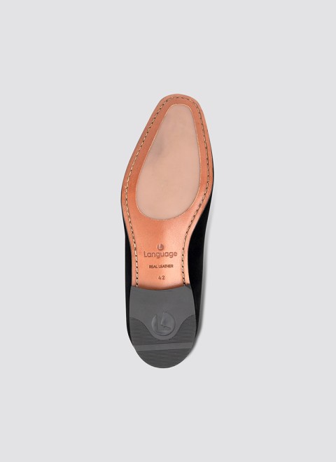 Language Men Black Formal Moccasin (SKU: 194-915-11-40)