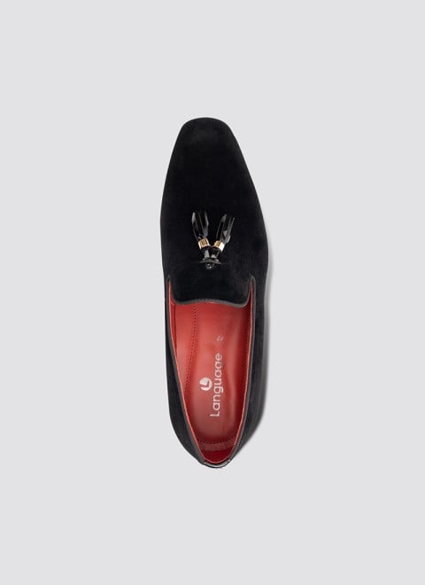 Language Men Black Formal Moccasin (SKU: 194-915-11-40)