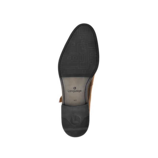 Language Men Tan Formal Monk (SKU: 194-941-23-40)