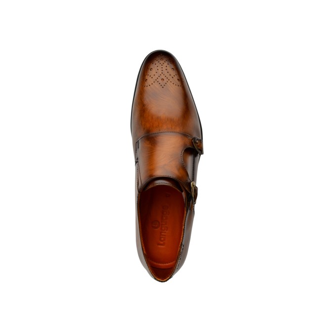 Language Men Tan Formal Monk (SKU: 194-941-23-40)