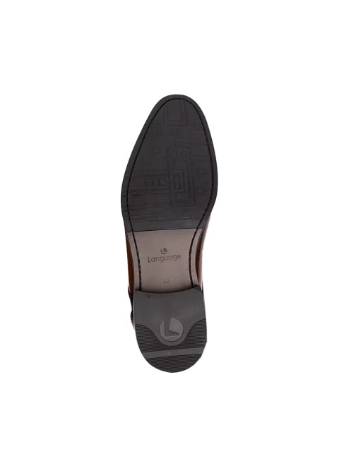 Language Men Tan Formal Moccasin (SKU: 194-945-23-40)