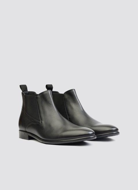 Language Men Black Formal Boots (SKU: 194-948-11-40)