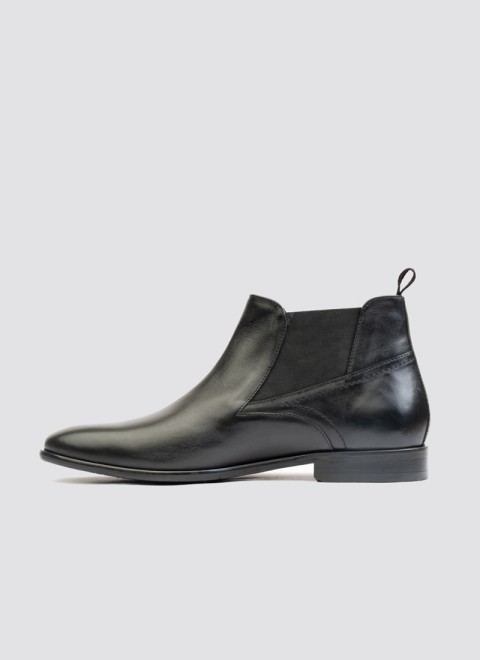 Language Men Black Formal Boots (SKU: 194-948-11-40)