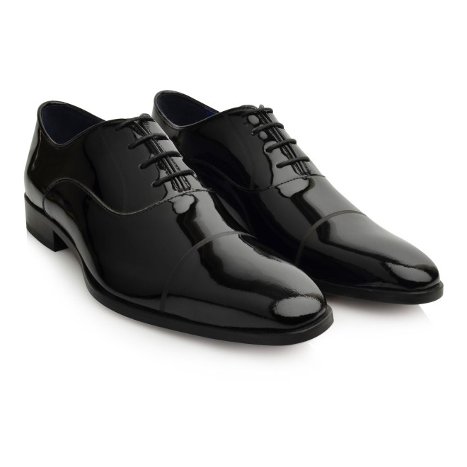 Language Men Black Party Lace Up
