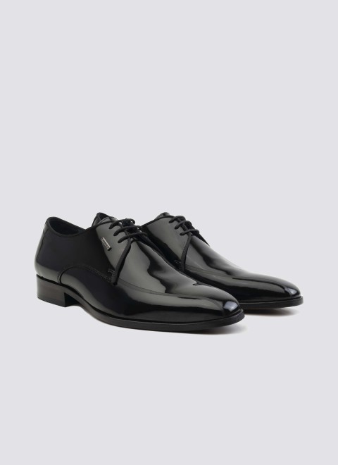 Language Men Black Party Lace Up