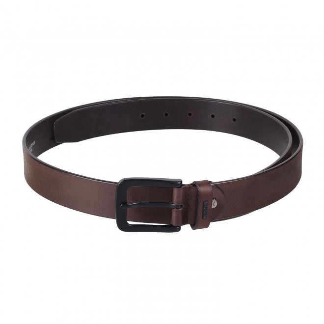 Mochi Men Brown Mens Belts Pin Buckle
