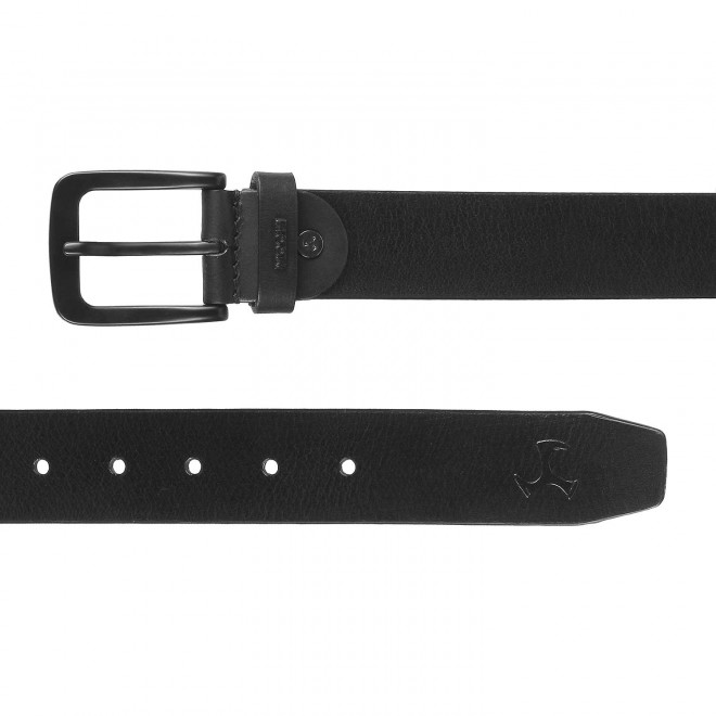 Mochi Men Black Mens Belts Pin Buckle (SKU: 195-12-11-36)