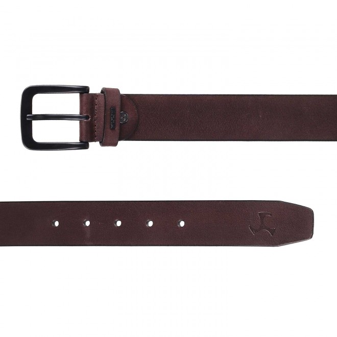 Mochi Men Brown Mens Belts Pin Buckle (SKU: 195-12-12-36)